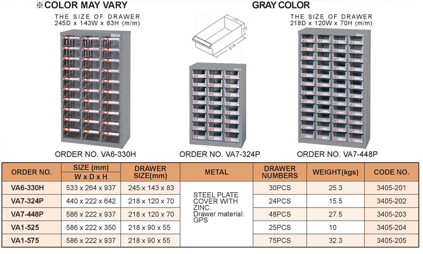 Tủ đựng linh kiện phụ tùng cơ khí 24 ngăn VA7-324P Vertex Chính Hãng phân phối COCQ Tủ đựng linh kiện phụ tùng cơ khí 24 ngăn VA7-324P Vertex Chính Hãng phân phối COCQ